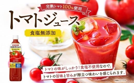 ns038-026　定期便 2ヵ月毎全6回 カゴメ トマトジュース ＆ 野菜ジュース 食塩無添加 スマートPET 720ml 2種 各6本 計12本 トマト 野菜 100％ ジュース 機能性表示食品 食塩不使用 飲料 ドリンク ペットボトル GABA 血圧 コレステロール KAGOME 送料無料 那須塩原市
