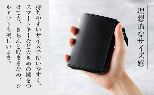 ＜選べる4色＞ 牛革キーケース【名入れ無料】| 手作り 牛革 キーケース  革 キーケース 皮 レザー 本革 ハンドメイド 職人 メンズ レディース きーけーす 男性用 女性用 鍵 車 選べる4色 ギフト