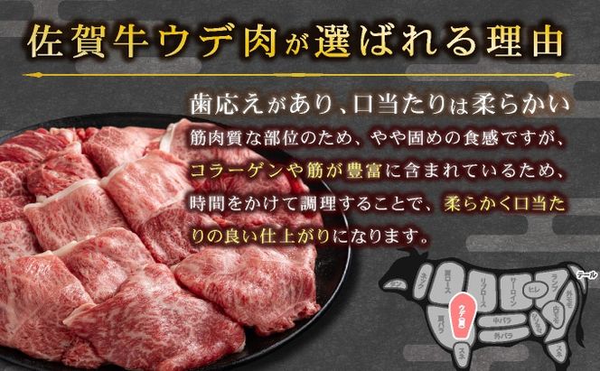 【佐賀牛】特選赤身切り落とし 800g ウデ肉 薄切り 牛肉 すきやき しゃぶしゃぶ