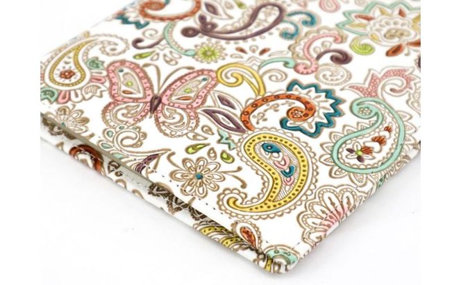 【文庫屋大関】パーソナルホルダー　ペイズリー【皮革工芸品】 民芸品 雑貨 日用品 文房具 革小物 革製品 ファイル ケース 