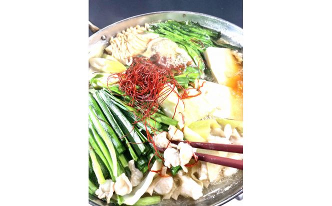 もつ鍋セット　黒さつま地鶏出汁仕立て 醤油味 242161_FN003