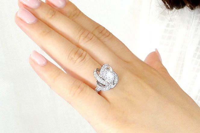 【鑑定書付】Pt950 センター 大粒1.4カラット【H-SI2-Good】ダイヤモンド リング【2.4ct】 CSR0224-pt SWAV074