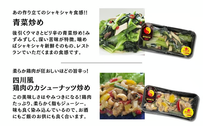 普龍通冷凍本格旨辛中華料理（琉球ホット：冷凍品）6個入り