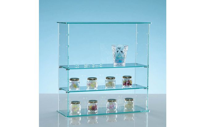 アクリルコレクションケースEタイプ　W45cm×D16cm×H45cm　川崎市自社工場一貫生産品　１台【ガラスカラー】 141305_MH12VC02