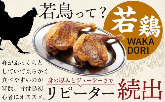食べ応え抜群の特大骨付鳥 親鳥230g×1本・若鶏300g×1本 372013_GK007