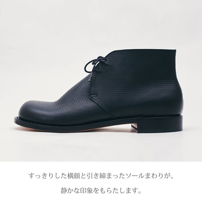 【リッチブラウン】Chukka Boots DECO ハンドソーン製法タイプ＜ハーフソールラバー加工なし＞《 ブーツ 靴 革靴 牛革 レザー 》【2536N08008_02】