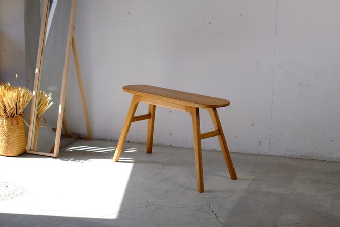 Aile bench un Nature（エールベンチ アン ナチュール） | 木製 オーク 手作り コンパクト 愛知県 幸田町 送料無料