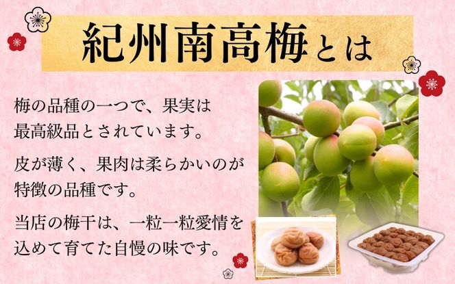 【贈答用】紀州南高梅 食べ比べセット 500g×2　（はちみつ・しそ風味） 梅干し【inm900-1C】