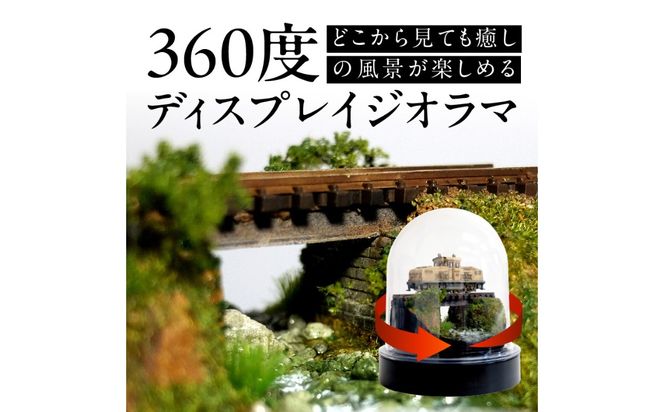 【R08019】Nゲージ鉄道模型ディスプレイジオラマ 【ミニミニ橋梁】