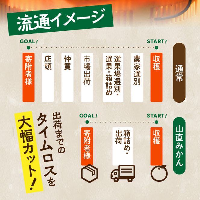 MK1051_【2026年先行予約】みかん 山から直送 箱込 7.5kg ( 内容量 6.8kg ) 鮮度優先ごろごろ規格 和歌山県産 産地直送 【みかんの会】