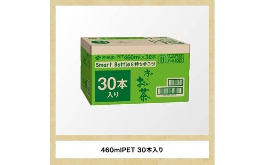 お～いお茶 緑茶 460ml×30本 PET 【 飲料 飲み物 ソフトドリンク お茶 ペットボトル スリム スマートボトル 備蓄 送料無料 】 [C07323]