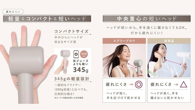 LINKA エアリーブロウ LINKA リンカ 美容 ドライヤー ヘアケア 髪　エステ [EV08-NT]