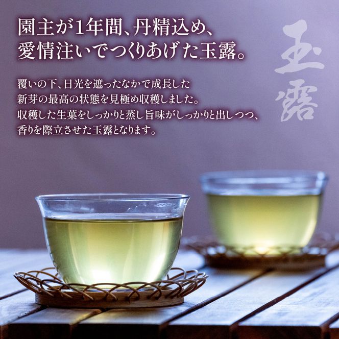 【農林水産大臣賞受賞】 緑茶 飲み比べセット【 玉露 ・ 閃き 】(各100g）〈お茶 茶 緑茶 玉露 茶葉 飲み比べ セット 農林水産大臣賞 工芸品〉 