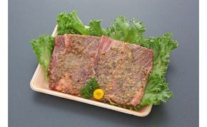味自慢A4近江牛肩ロースステーキ（山椒味噌漬け）【200g×2枚】【AJ03W】（国産牛　和牛　ブランド牛　ブランド和牛　黒毛和牛　牛肉　肉　高級　人気　おすすめ　神戸牛　松阪牛 に並ぶ 日本三大和牛 近江牛）