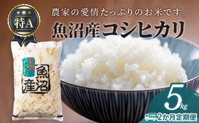【2か月定期便】魚沼産コシヒカリ5kg