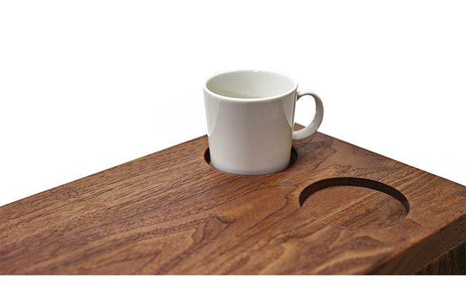 マスターウォール エルヴィス サイドテーブル 49 家具 インテリア ウォールナット 送料無料 収納 ナイトテーブル 