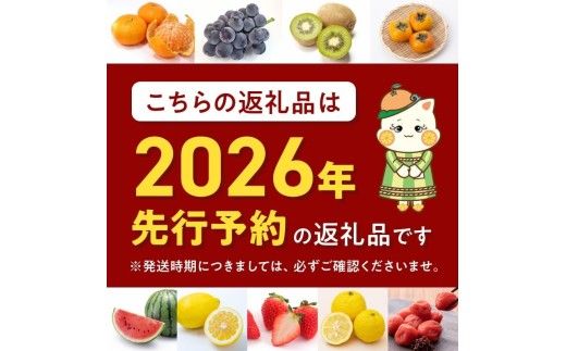 ZE6518_【2026年先行予約】【秀品】和歌山県産 有田みかん 約7kg (2S～Lサイズ混合)【まごころ手選別】