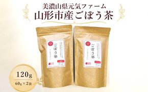 美濃山県元気ファーム　山県市産ごぼう茶120g [No.665]