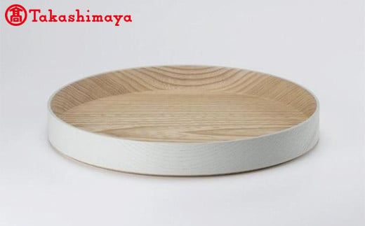 〈畑漆器店〉BORDER TRAY B lightgray トレイ1枚【高島屋選定品】 おぼん トレー F6P-3249