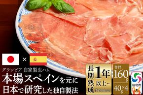 田沢湖自然ファームの グランビア自家製生ハム 40g×4 計160g|02_tsf-030401