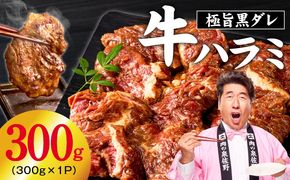 005A810-1 【新登場】極旨黒ダレ 牛ハラミ 300g【お試し 牛肉 はらみ 小分け 焼肉 お弁当 BBQ 訳あり ワケアリ わけあり サイズ不揃い 規格外 TVで話題】
