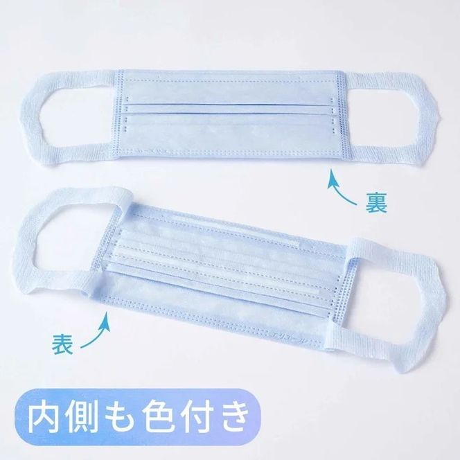 エリエール ハイパーブロックマスク ムレ爽快color's アイスブルー ふつうサイズ 720枚（30枚×24パック）