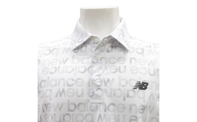 ニューバランスゴルフ ウェア 半袖 ポロシャツ メンズ 通気性 ホワイト 012-6168007