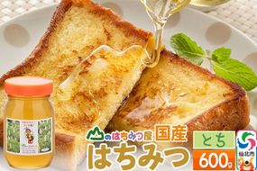 国産 はちみつ トチ 600g 山のはちみつ屋 [はちみつ ハチミツ 蜂蜜 栃 とち]|02_bsk-060101