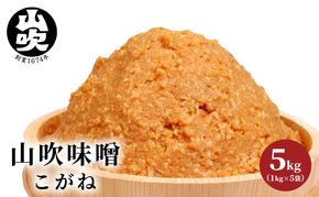 味噌 山吹味噌 こがね 5kg （1kg×5袋） セット 信州味噌 みそ ミソ 熟成 信州 信州みそ 調味料 小分け 長野県 長野 