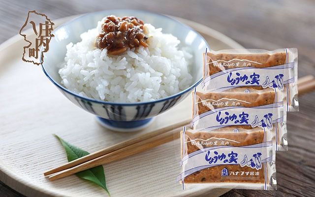 ハナブサ醤油 しょうゆの実 115ml×3袋 ごはんのお供 おかず 郷土料理 発酵食品