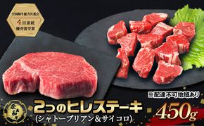 ステーキ 奈義和牛  ヒレステーキ 450g なぎビーフ 肉 お肉 牛肉 牛 和牛 岡山 国産
