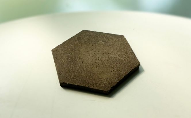 プレート Hexa Plate 正六角形 皮 搾りかす コーヒーかす みかん皮 にんじん皮 えごま搾りかす たまねぎ皮 小物 飾り台 アロマストーンディフューザー 土台 茅ヶ崎市 神奈川県