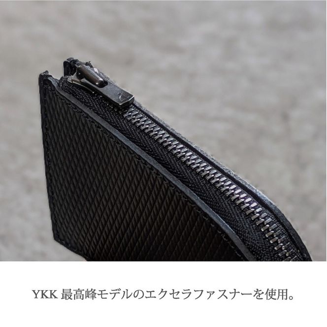 【フレッシュブラック】L字ウォレット カードサイズ《 財布 小さい財布 ミニ財布 持ちやすい 扱いやすい コンパクト ミニサイズ 》【2402N08021_02】
