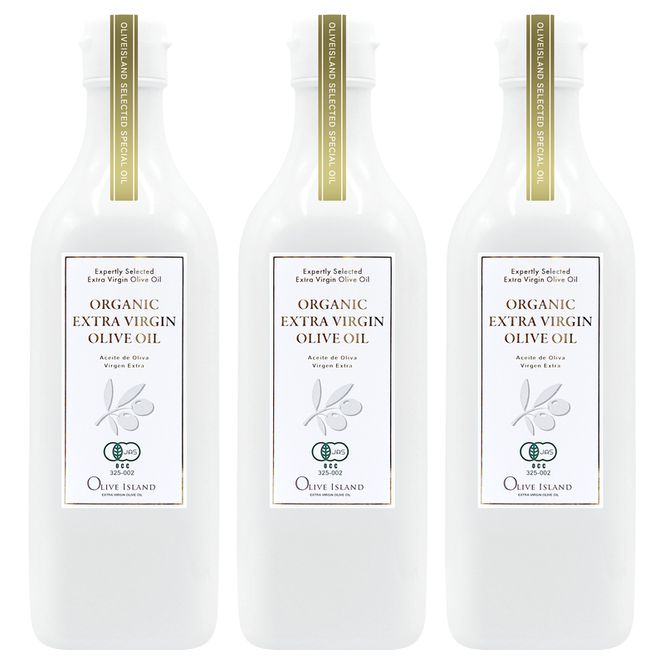 オーガニック エキストラヴァージンオリーブオイル 500ml 3本セット オリーブオイル エクストラバージン 調味料 オイル 油 セット