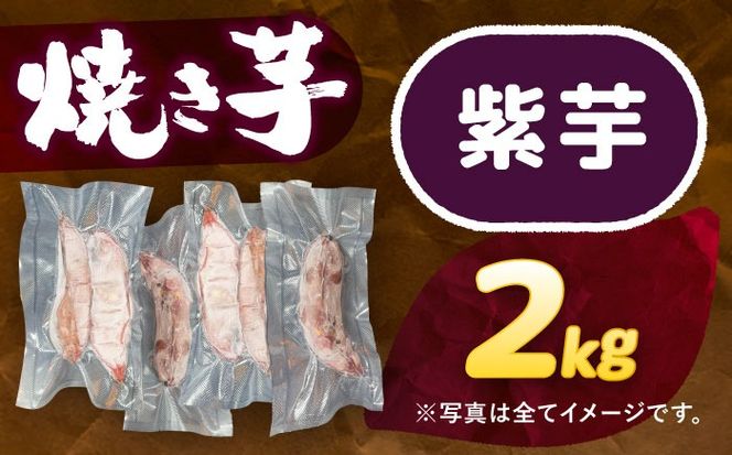 選べる品種/ 焼き芋 紫芋 2kg (4〜8本) さつまいも 焼きいも おやつ 愛西市 / 就労継続B型事業所ヤシの木[AEDG003]