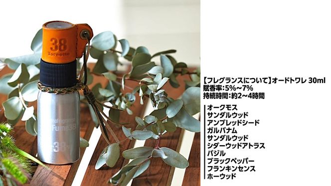 naFume38 Forest moss（フォレストモス） 38explore toreotto38 38kenkyujo アロマフレグランス 香水フォレストモス ウッディ アーシー 精油 [EK019us]