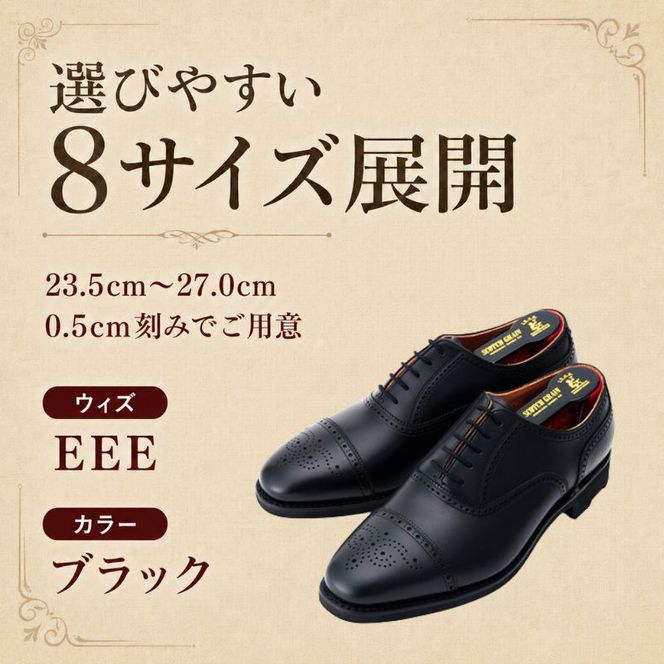 スコッチグレイン ビジネスシューズ メンズ シャインオアレインIII 2720 セミブローグ 革靴 本革 日本製 EEE 送料無料 ギフト