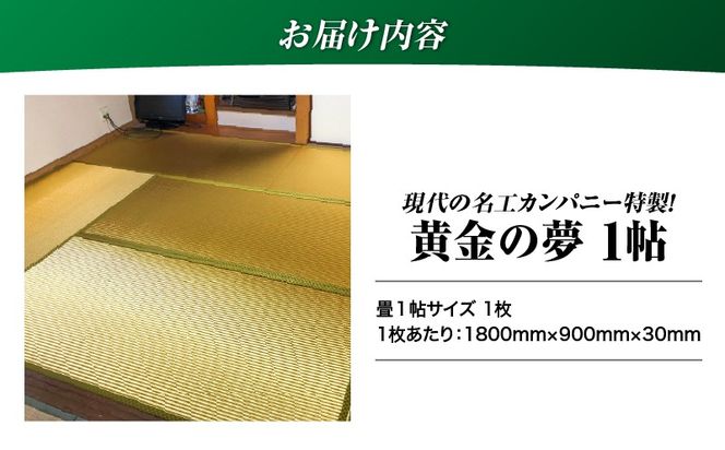 現代の名工カンパニー特製！黄金の夢（畳1帖サイズ）　K348-005