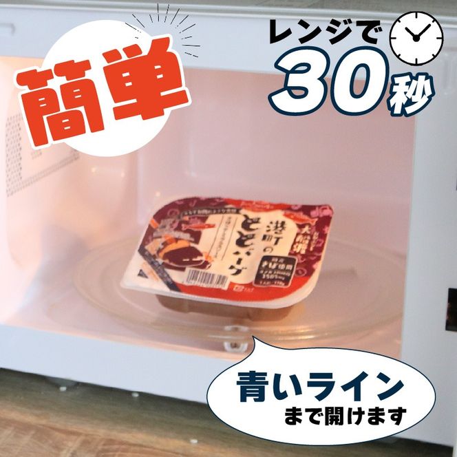 常温長期保存 大船渡港町のととバーグ デミグラス×10パック 国産さば使用 ハンバーグ おさかなハンバーグ 大船渡 三陸 阿部長商店 惣菜 簡単 お手軽 温めるだけ レンジ 常温 防災 [abe022]