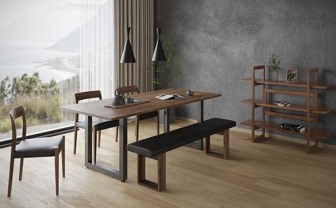 マスターウォール グロウベンチ (W 1400mm) 【配達不可：離島】 家具 インテリア ベンチ 椅子 イス 