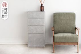 【東馬家具】モルタ チェスト 40 CR【キッチン リビング チェスト 収納 国産 シンプル ふるさと納税】(H060694)