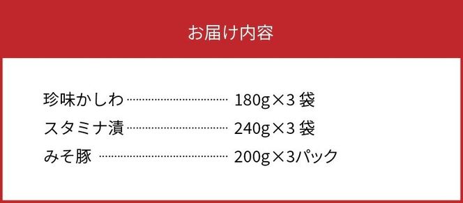 焼くだけ簡単！鶏と豚の加工品3種 計1.86㎏ N0125-YA5517