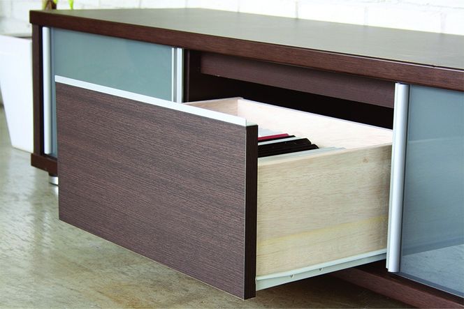 ストーム 160 PZボード BR【ブラウン 完成品 テレビ台 TV台 ワイド 収納 シンプル リビング】(H062359)