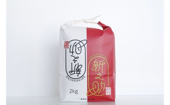 【12カ月定期便】新潟米新之助（精米）2kg お米 コメ 