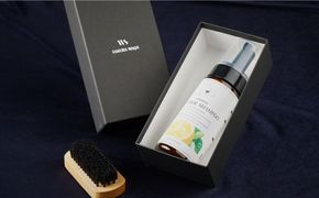 靴磨き レザーシャンプー Leather-shampoo ケア用品 レザーケア レザー 革 革靴 革製品 クリーナー ナチュラルオイル配合 しっとり ゆず せっけん 香料 