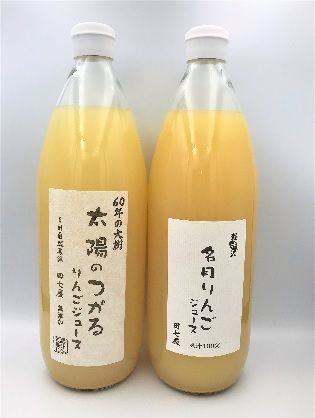 田七屋のリンゴジュース おまかせ2本セット 飲料類 果汁飲料 りんご 
