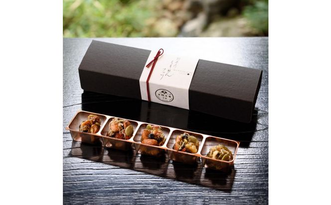 【高島屋選定品】＜下鴨茶寮＞料亭のちりめんナッツ(5個入)［ 京都 老舗 料亭 スイーツ ナッツ 和菓子 洋菓子人気 おすすめ グルメ 京料理 京懐石 ギフト プレゼント お取り寄せ 通販 送料無料 ふるさと納税 ］ 261009_A-AAY006