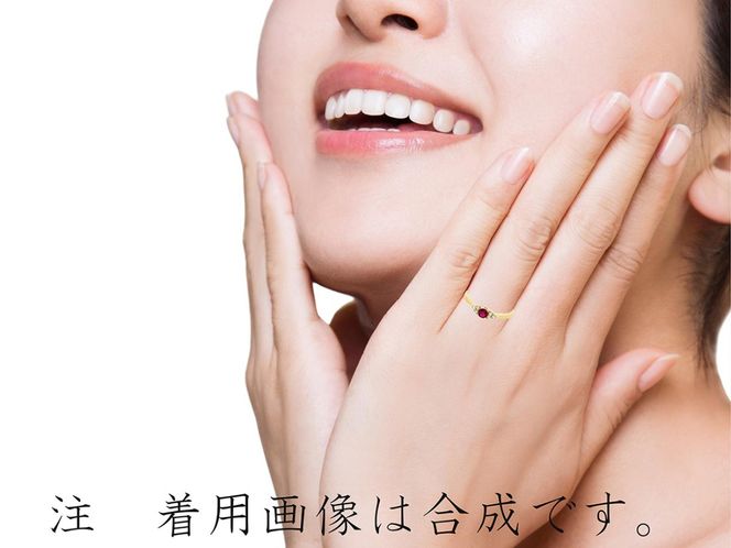 K18　ルビーダイヤモンドリング　RADR-4846　188-088