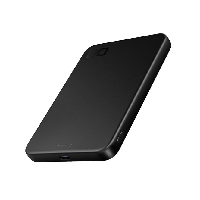 SMARTCOBY SLIM 5K(ブラック)| モバイルバッテリー 5000mAh ワイヤレス充電 Qi2対応 MagSafe対応スマホ対応 [薄さ8.7mm] 軽量 小型 薄型 USB-C 15W [2524]