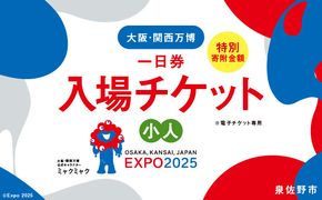 099V059 【早割1日券】2025年日本国際博覧会 大阪・関西万博 入場チケット（小人1名分）【EXPO 2025 大阪 関西 日本 万博 ばんぱく 夢洲 早期購入割引 前売り 期間限定】